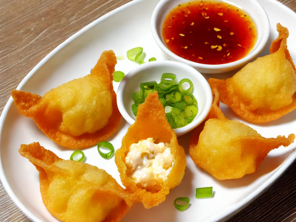 Crab cheese wontons